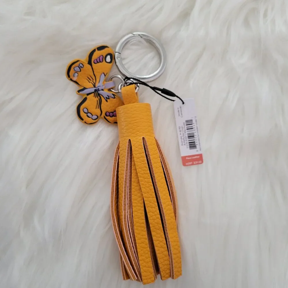 Vera Bradley Butterfly Key Chain